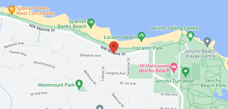 map of 4548 NW MARINE DRIVE